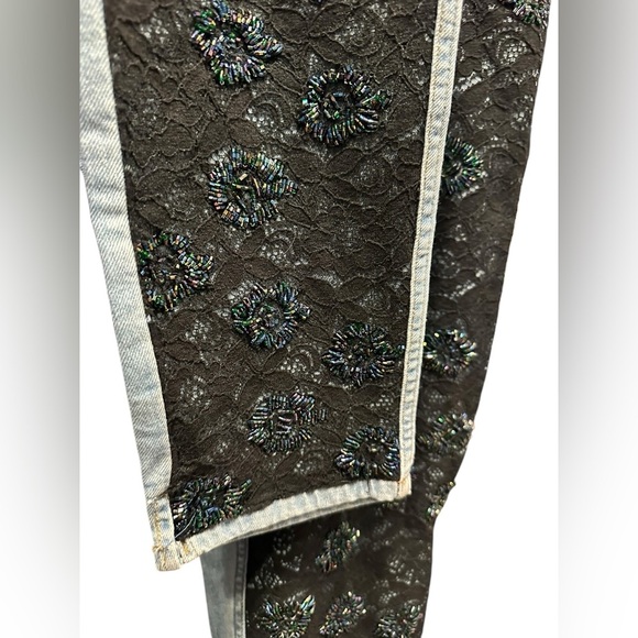 Tosca Stylish lace and sequined Jeans size 46 - Picture 6 of 8